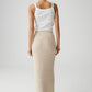 Renisa Breath Long pencil skirt