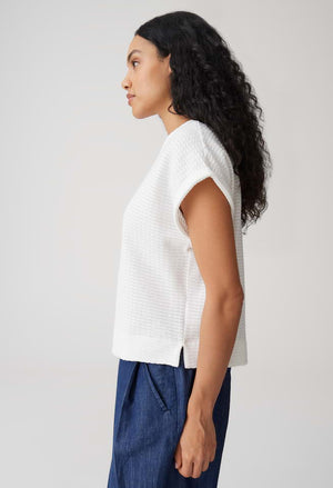 Sishell Honeycomb Knit Top