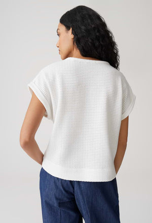 Sishell Honeycomb Knit Top
