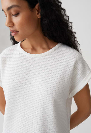 Sishell Honeycomb Knit Top