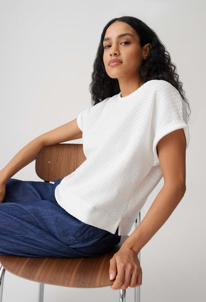 Sishell Honeycomb Knit Top