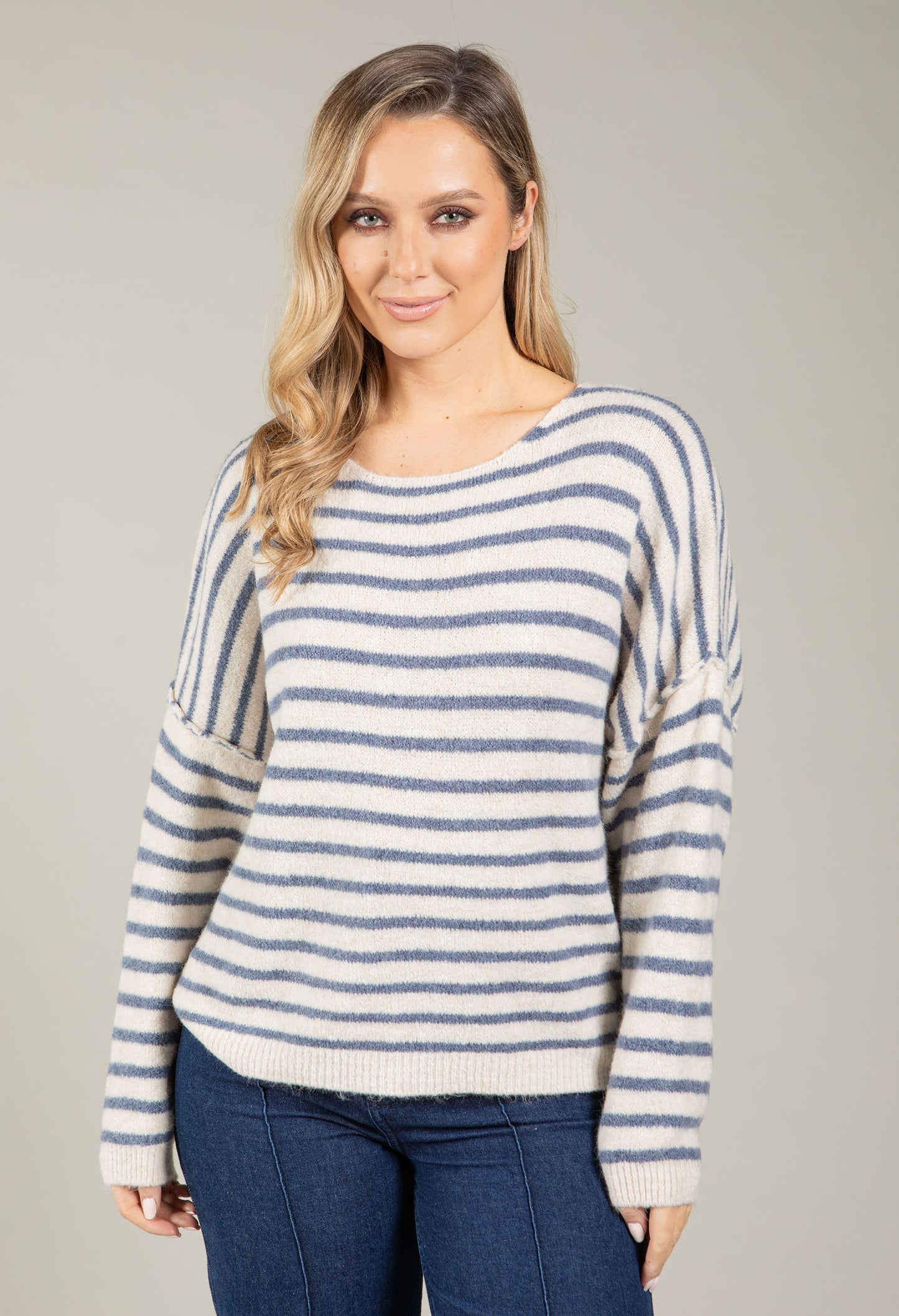 Hazel Striped Knit Jumper