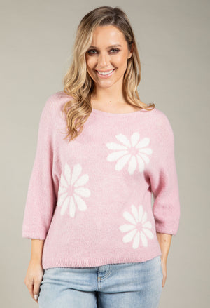Mary Floral Knit Jumper