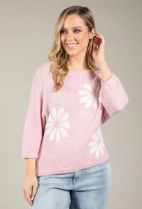 Mary Floral Knit Jumper