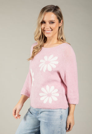 Mary Floral Knit Jumper