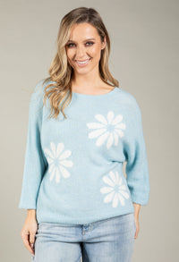 Mary Floral Knit Jumper