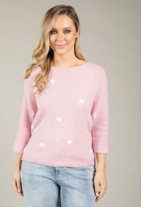 Valarie Love Heart Knit Jumper