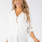 Gold Button Detail Blouse