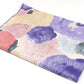 abstract rose printed scarf on a white background