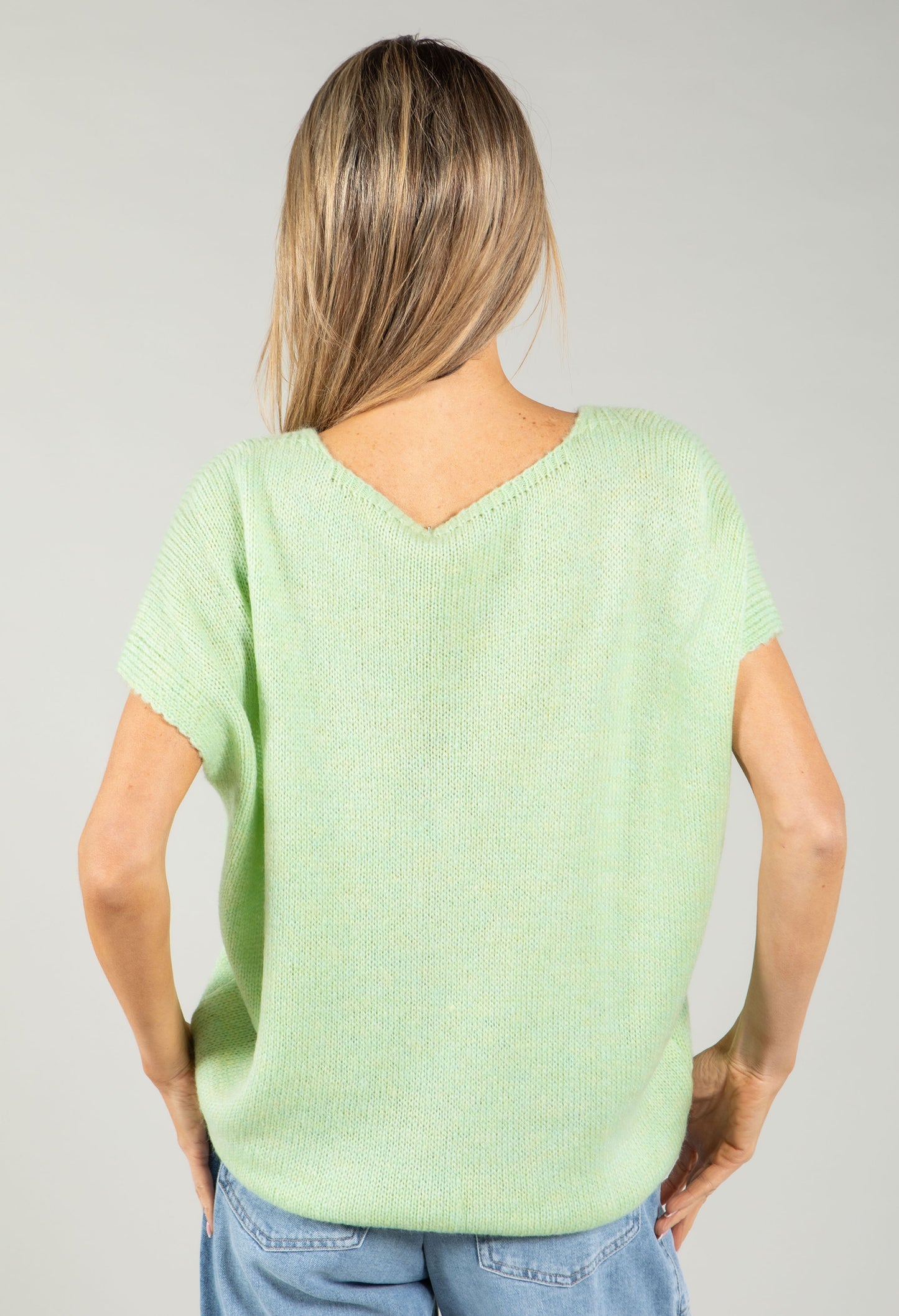 Gold Button Knitted Vest