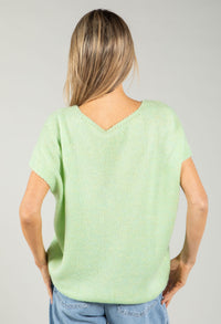 Gold Button Knitted Vest