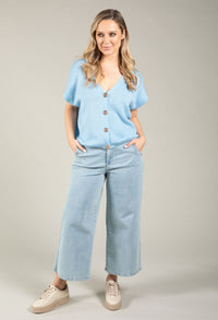 Gold Button Knitted Vest