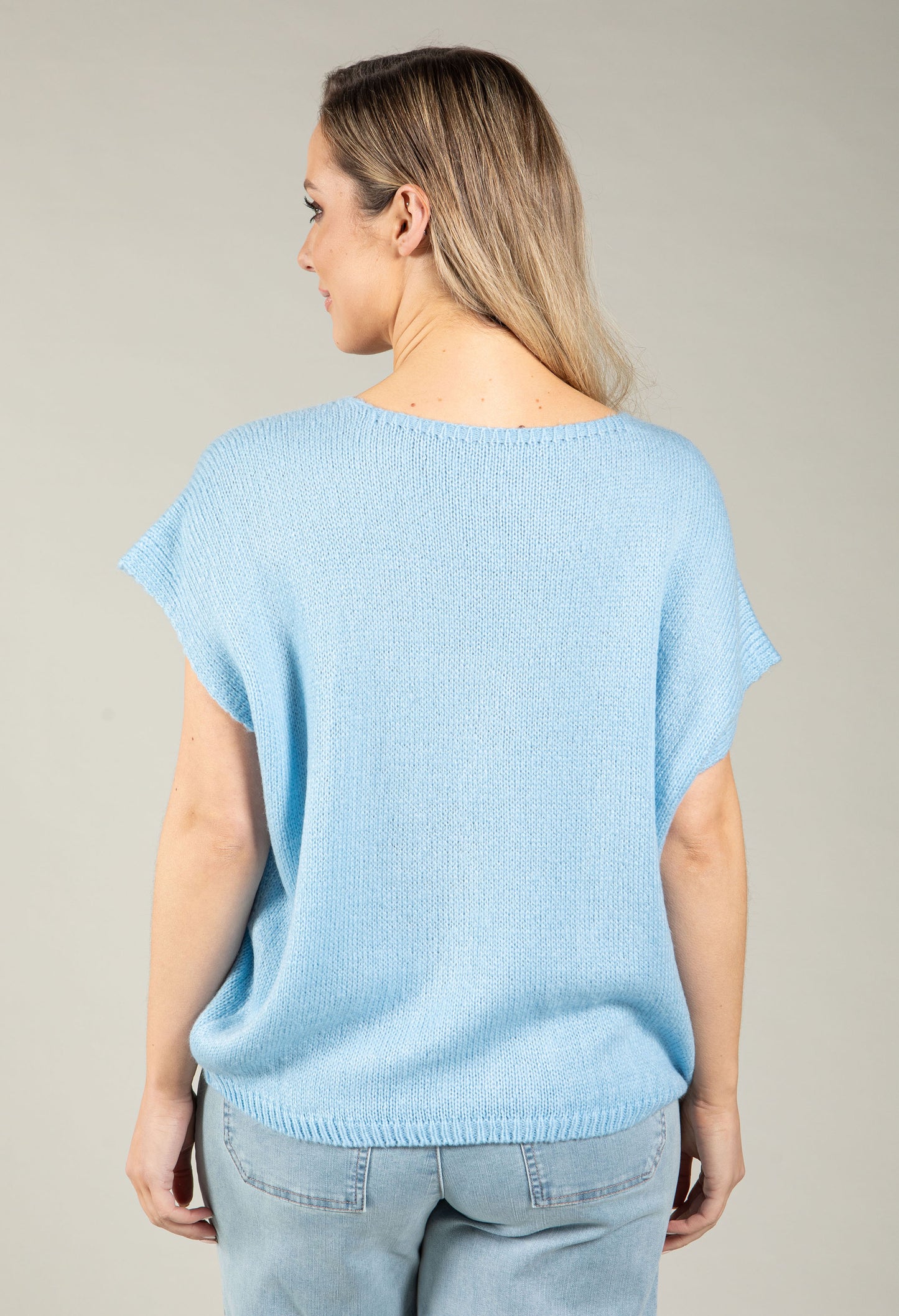 Gold Button Knitted Vest