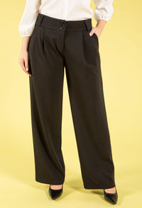 Wide Leg City Trousers