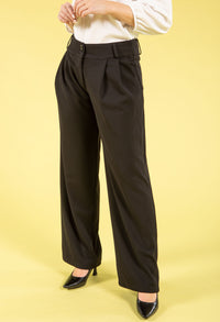 Wide Leg City Trousers