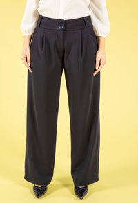 Wide Leg City Trousers