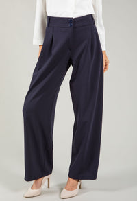 Wide Leg City Trousers