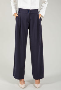 Wide Leg City Trousers