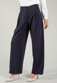 Wide Leg City Trousers