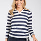 Marin Striped Fine Knit Top