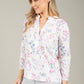Floral Print V-Neck Blouse