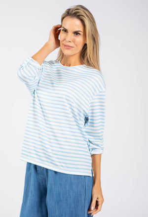 Striped Fine Knit Top
