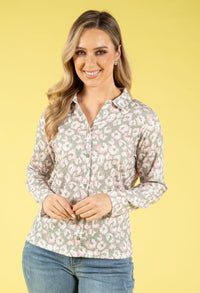 Leopard Print Blouse