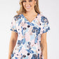 Dreamy Watercolour Print Knit Top