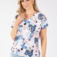 Dreamy Watercolour Print Knit Top