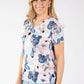 Dreamy Watercolour Print Knit Top