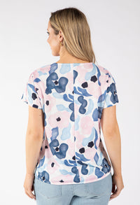 Dreamy Watercolour Print Knit Top