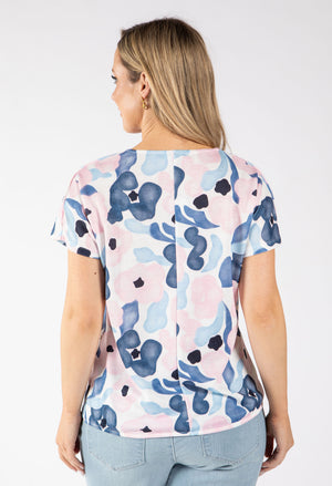 Dreamy Watercolour Print Knit Top