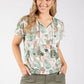 Dreamy Watercolour Print Knit Top