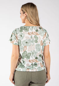 Dreamy Watercolour Print Knit Top