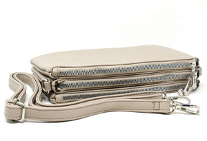 Triple Pocket Crossbody Bag