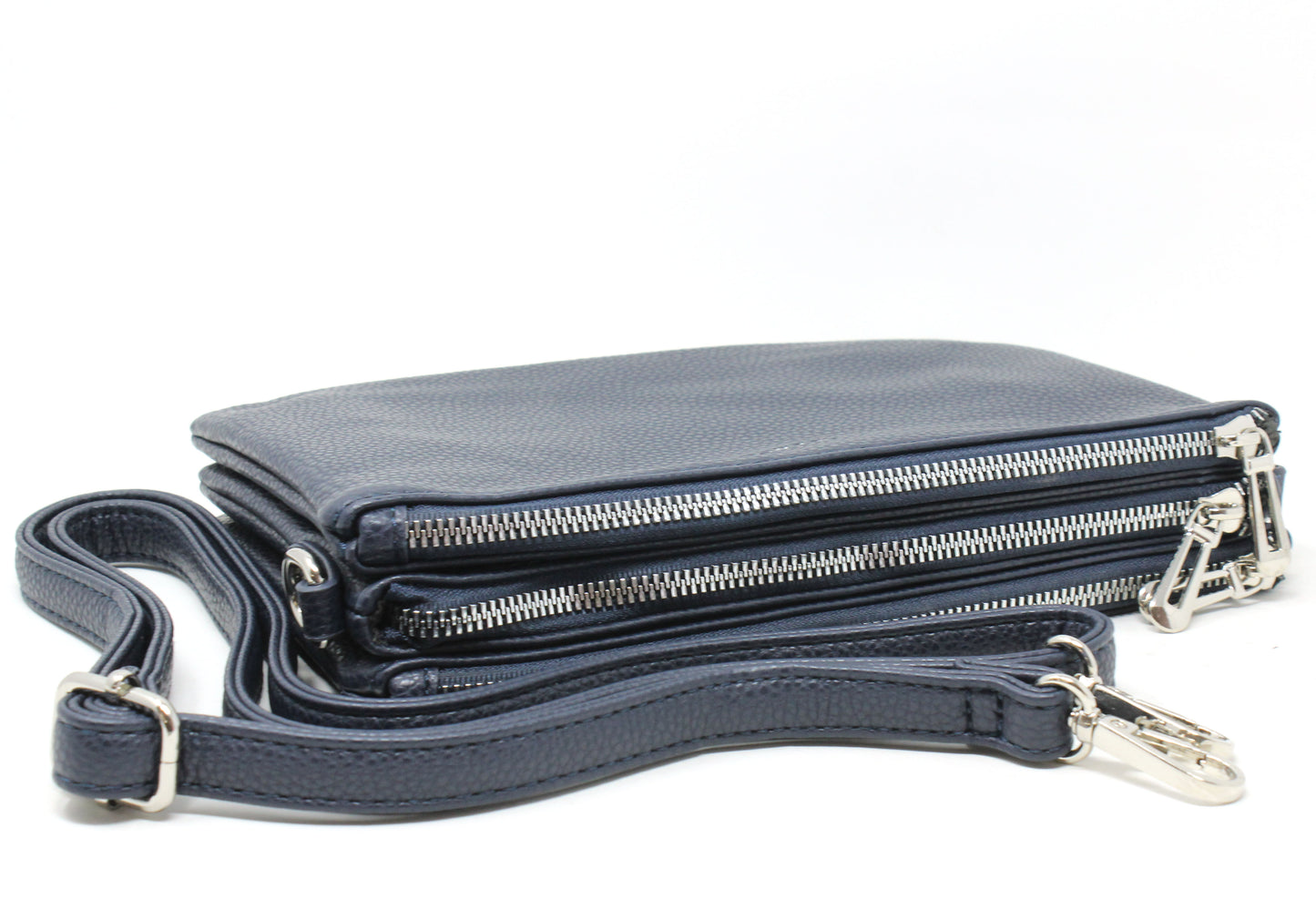 Triple Pocket Crossbody Bag