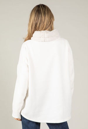 Faux Fur Trim Jumper