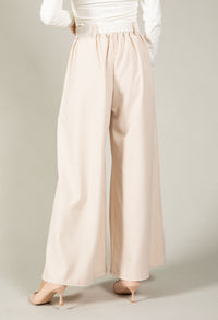 Regular Wide Leg Belted Trousers