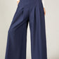 Regular Wide Leg Belted Trousers
