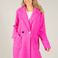 Soft Boucle Trench Coat