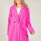 Soft Boucle Trench Coat