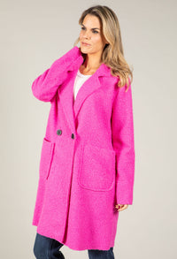 Soft Boucle Trench Coat