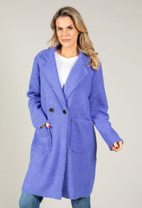 Soft Boucle Trench Coat