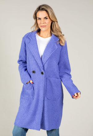 Soft Boucle Trench Coat