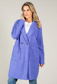 Soft Boucle Trench Coat