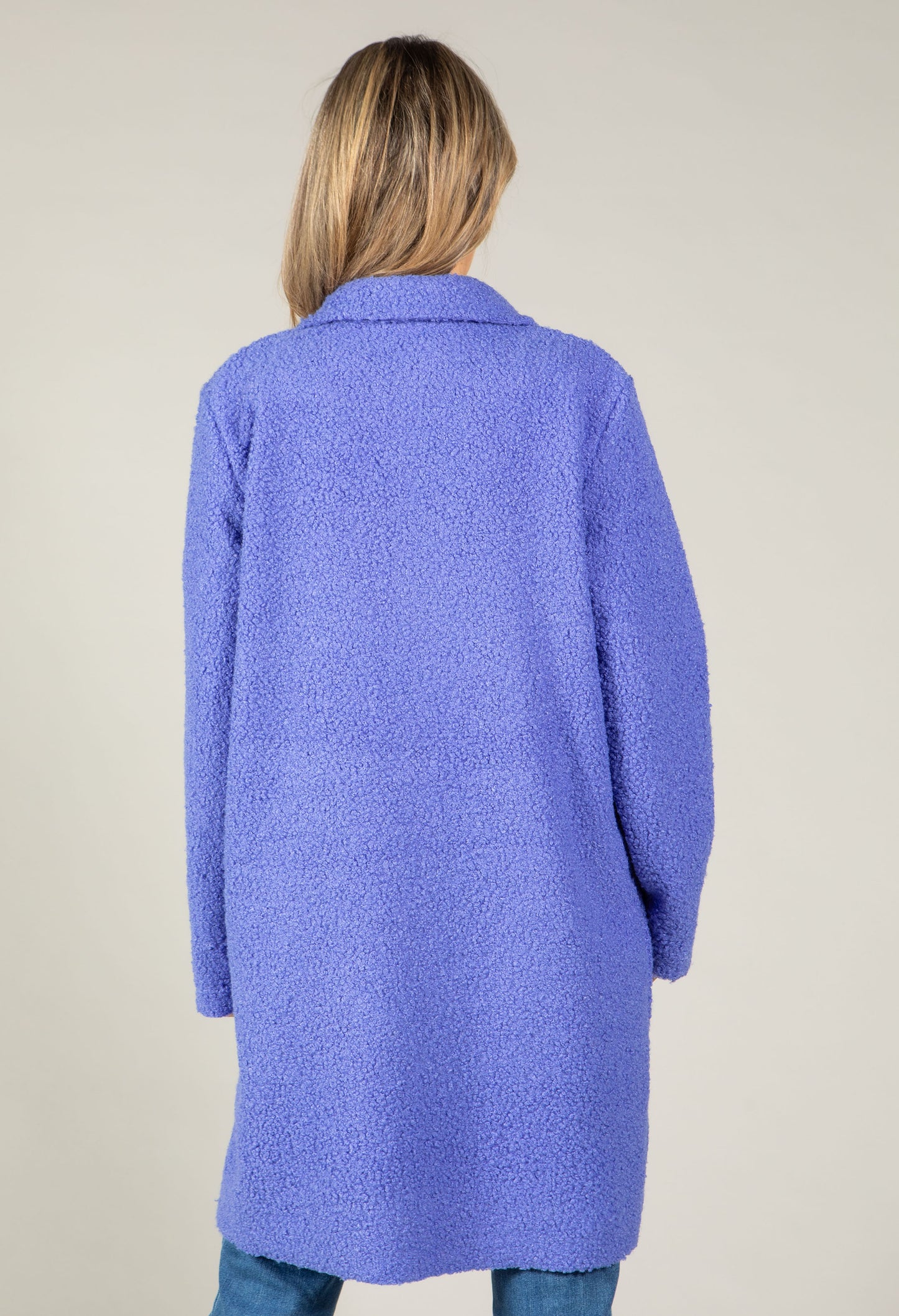 Soft Boucle Trench Coat