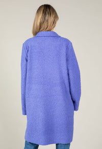 Soft Boucle Trench Coat