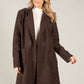 Soft Boucle Trench Coat