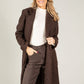 Soft Boucle Trench Coat
