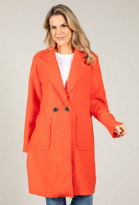 Soft Boucle Trench Coat